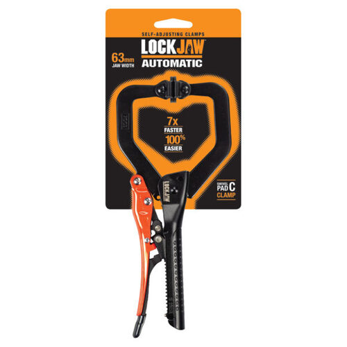 Lockjaw L2140175 230mm C - Clamp With Swivel Pad x 63mm Jaw Opening