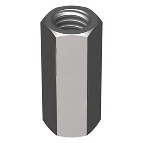 1/4" BSW Hex Coupler HEC Zinc Plated - Pack of 100