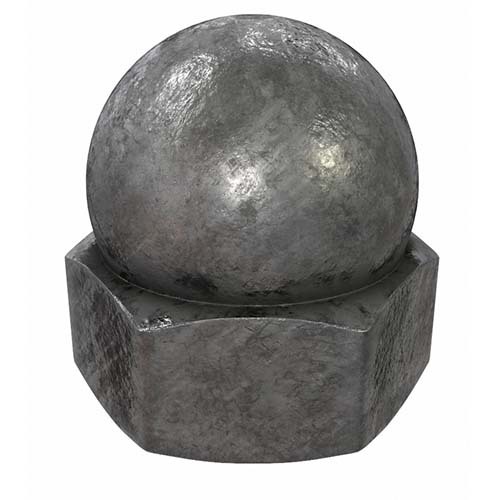 M8 Dome Hex Nut Class 5 Hot Dip Galvanised - Pack of 200