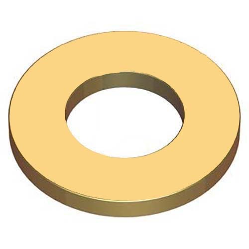 2" Flat Round Sampson Washer 38-45HRC Zinc Yellow - Pack of 10