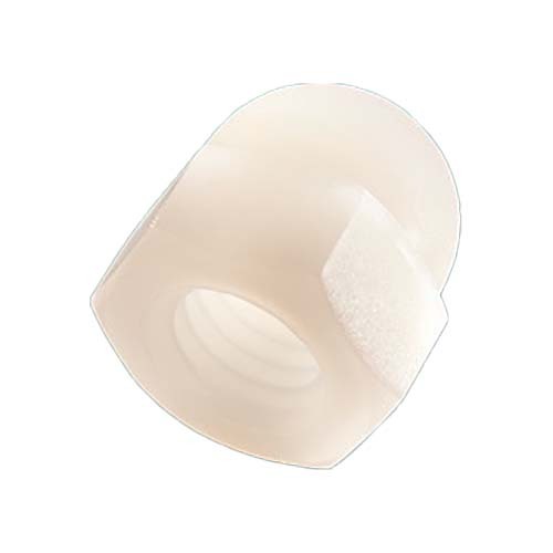 M20 Dome Hex Nut Form A Natural Nylon - Pack of 25