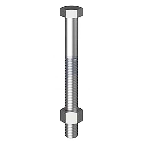 M22 x 1400mm Hex Bolt and Nut XL Thread Class 4.6 Hot Dip Galvanised