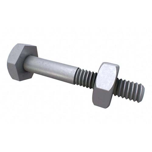 M10 x 25mm Hex Bolt and Nut Class 8.8 Hot Dip Galvanised - Pack of 150