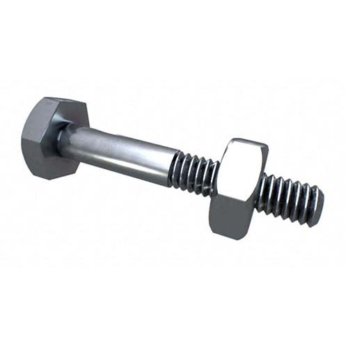 M6 x 55mm Hex Bolt and Nut Class 8.8 Zinc Plated - Pack of 150