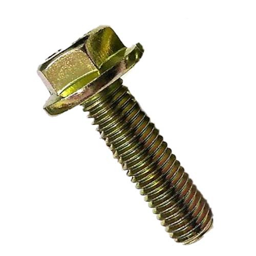 M5 x 16mm Hex Flanged Bolt Class 8.8 Zinc Yellow Passivate - Pack of 100