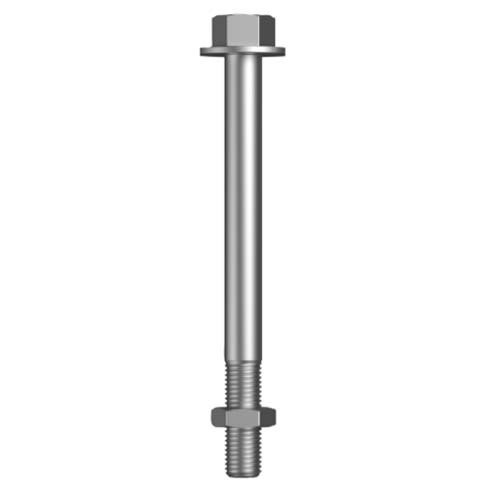 M16 x 180mm Hex Washer Head Pole Step Steel Hot Dip Galvanised - Pack of 50