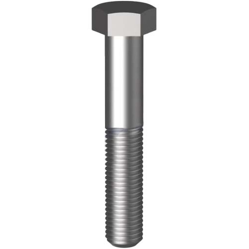 M24 x 2 x 150mm Metric Fine Hex Bolt Class 8.8 Zinc Plated  - Pack of 5