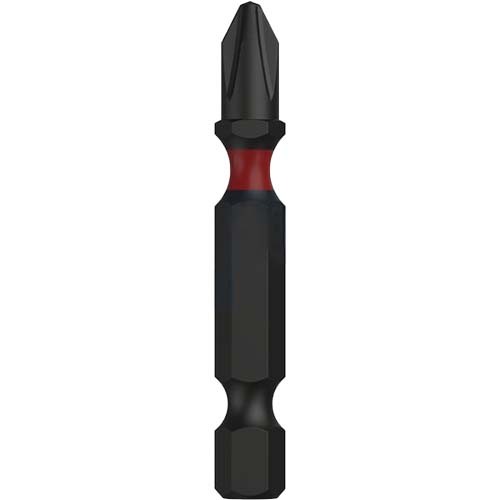 PH1 x 50mm Power Phillips Impax Dr. Bit 1/4" S2 Alloy Steel Black  - Box of 25