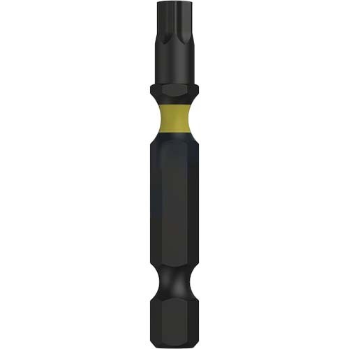 T10 x 50mm Power Torx Impax Dr. Bit 1/4" S2 Alloy Steel Black  - Box of 25