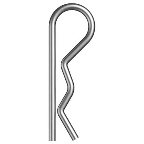 R-Clip Humpback Pin 5 x 96mm Mild Steel Zinc Plated Pack of 100