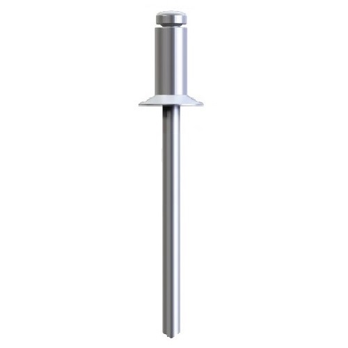 #44 Countersunk Open Rivet AL 5052 Steel Zinc Plated  - Box of 1000