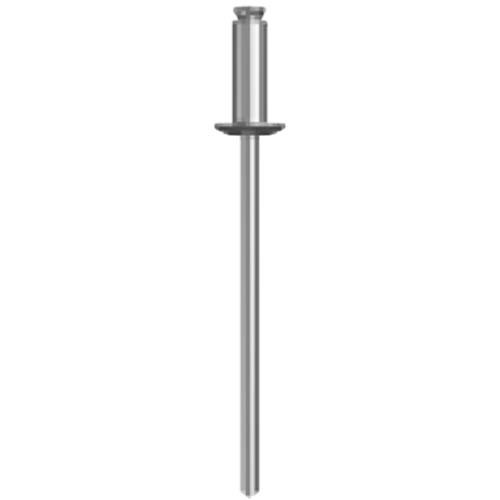 #610 Dome Head Peel Rivet AL 5056 Steel Zinc Plated  - Box of 500