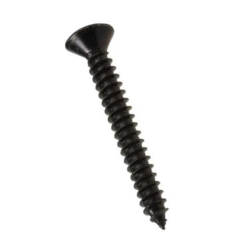 #10-16 x 1-1/2" CSK Square Self Tapper Screw Zinc Black  - Box of 1000