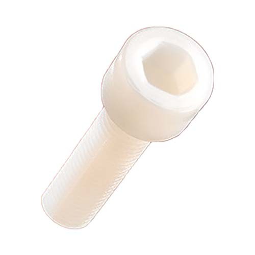 M3 x 6mm Socket Head Cap Screw DIN 912 Natural Nylon Pack of 100