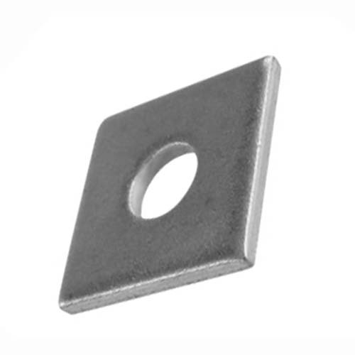 M16 x 50 x 6mm Square Washer Mild Steel Plain  - Box of 100