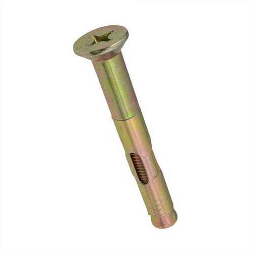 10 x 120mm Tygabolt Countersunk Sleeve Anchor CL8.8 Zinc Yellow  - Box of 25