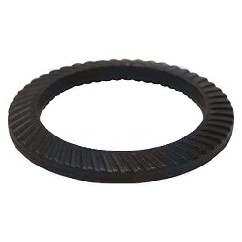 M8 x 13 x 0.7mm Type S Safety Washer Serrated Black Pack of 200