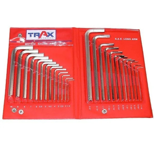 Trax ARX-HKS Metric & SAE Hex Wrench Set, 25Pc Set