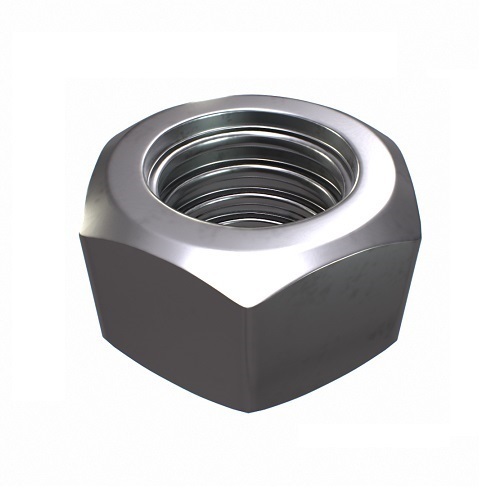 1/4" UNC Hex Nut Grade 5 Plain - Pack of 250