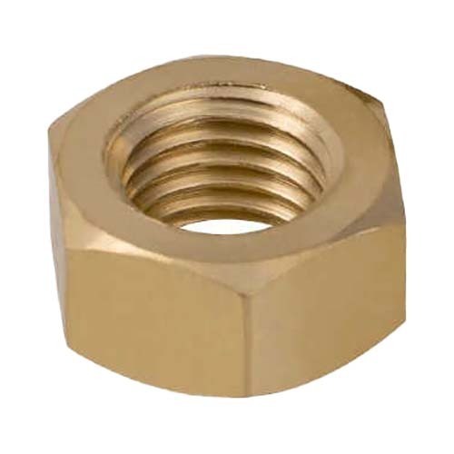 1/2" UNC Hex Nut Brass - Pack of 100