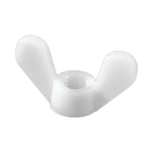 M4 Wing Nut Natural Nylon Pack of 100