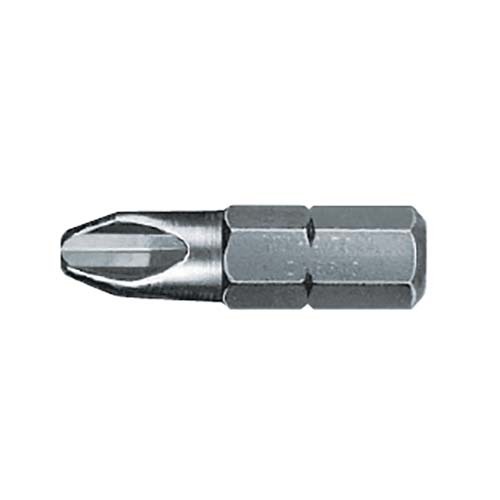 Wiha #1 x 25mm Pozidrive Insert Bit 1/4" Hex
