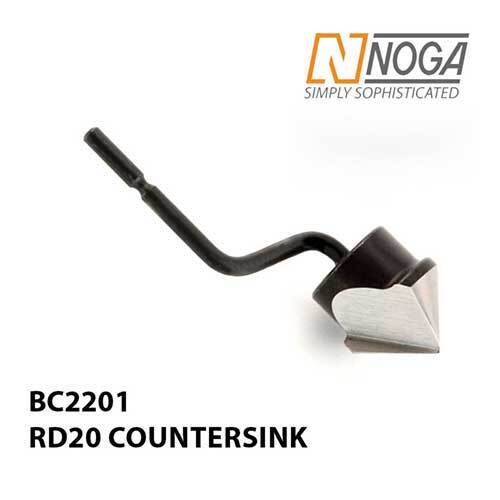 Noga Cranked RD20 Countersink Blade 1-20mm Range 3.2mm Shank