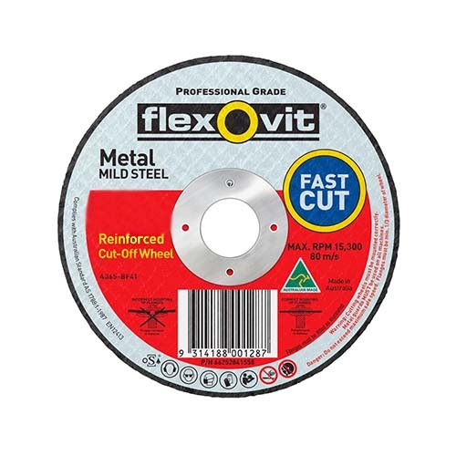Flexovit Cut Off Wheel Extra Premium 100 x 2.5 x 16.0mm - Pack of 50