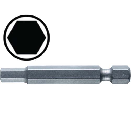 Wiha 4 x 50mm Hex Drive Power Insert Bit 1/4" Hex