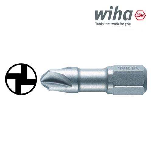 Wiha #1 x 25mm Torq-Set Insert Bit 1/4" Hex