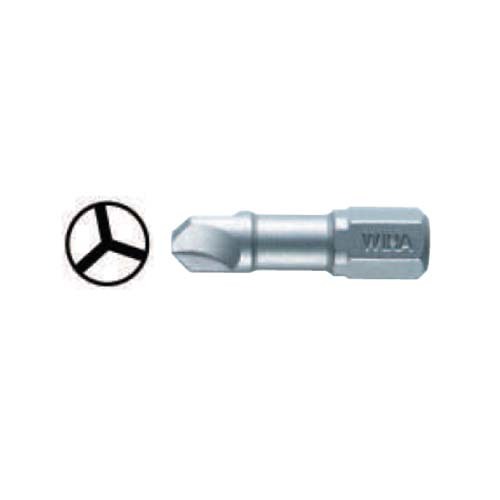 Wiha #1 x 25mm Tri-Wing Insert Bit 1/4" Hex