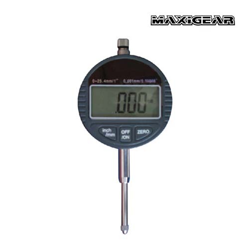 Maxigear Dial Digital Indicator Electronic 12.7mm Range 0.01mm Graduation