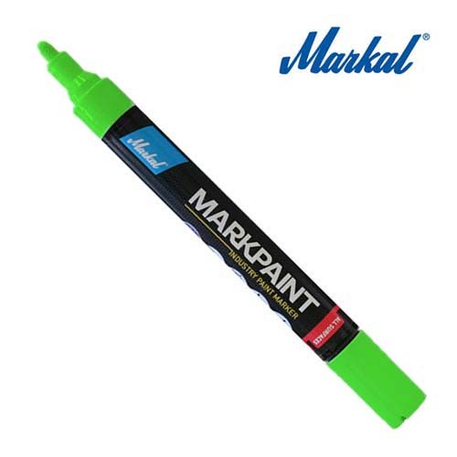 Markal MK97525 Industrial Paint Marker Markpaint 2-4mm Bullet Nib Green