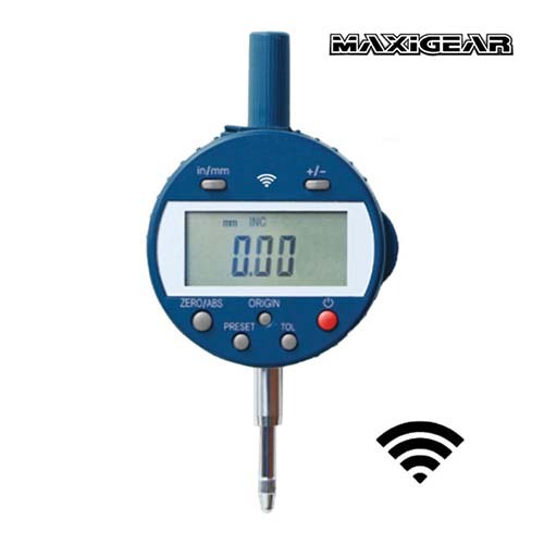 Maxigear Dial Digital Indicator Bluetooth 12.7mm Range 0.01mm Graduation