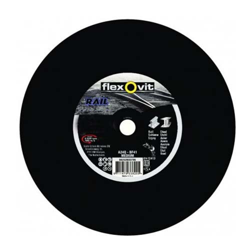 Flexovit Cut Off Wheel Rail 350 x 3.8 x 20mm - Pack of 10