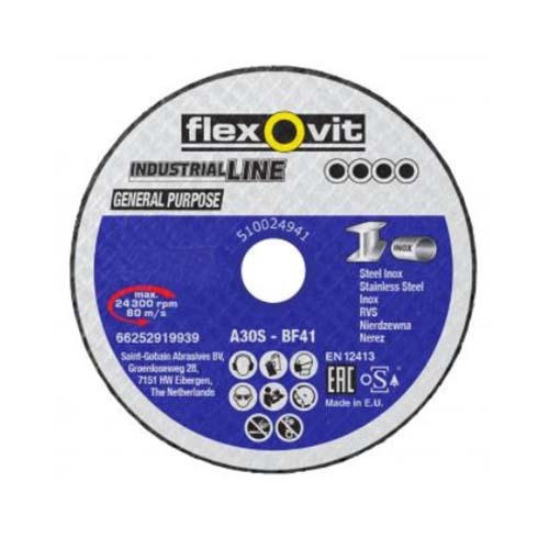 Flexovit Cut Off Wheel Metal Gen. Purpose 51 x 2.5 x 10mm - Pack of 25