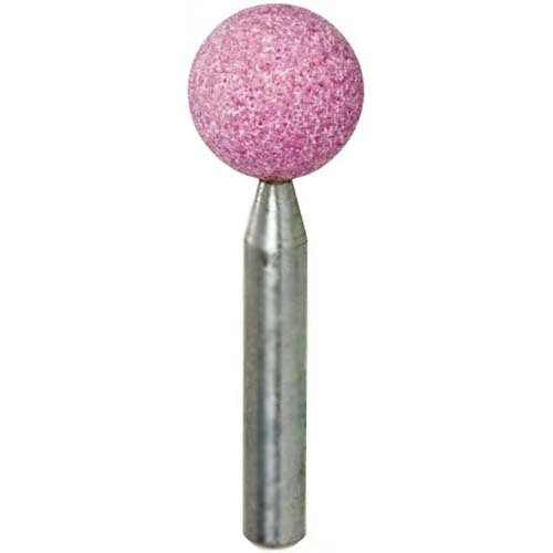 Norton Mounted Point Al Oxide Sphere B Shape Pink 13 x 3mm 66253183120 - Pack of 5