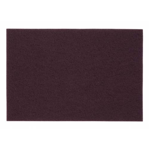 Norton Hand Pad Bear-Tex Non-Woven Very Fine Maroon 230 x 150 mm 260 Grit - Pack of 20