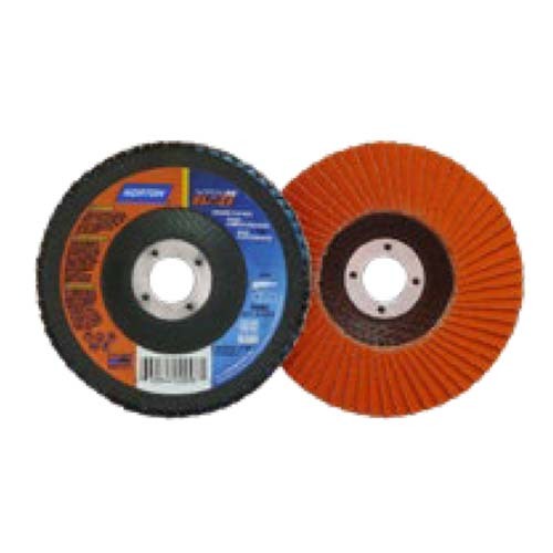 Norton Flap Disc Blaze Orange Aluminium 100 x 16 mm 40 Grit  - Pack of 10