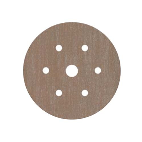 Norton Speed-Grip Disc No-Fil Brown Al Oxide 6+1 Hole 150 mm 150 Grit - Pack of 100