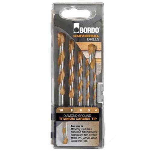 Bordo 2700-S1 Glass and Tile Universal Drill Set 4 - 10mm, 5pieces