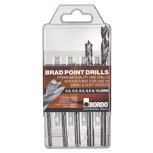 Bordo 2666-S1 Brad Point HSS Drill Set