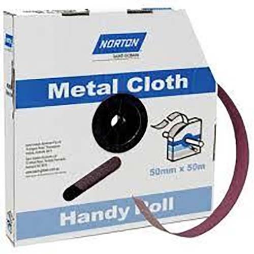 Norton Cloth Handy Roll Metalite Brown Al Oxide 40mm x 50 m 100 Grit
