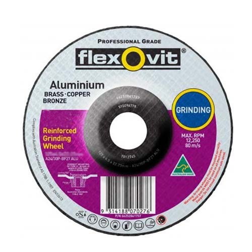 Flexovit Grinding Wheel Metal Depressed Al Oxide 100 x 6.0 x 16.0 mm - Pack of 10