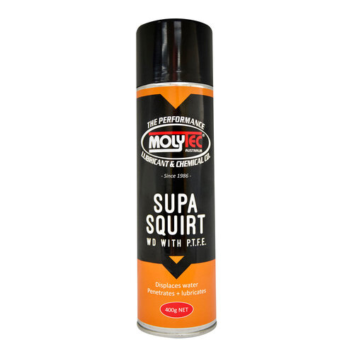 Molytec Supa Squirt Water Dispersing Fluid with PTFE Aerosol - 400g
