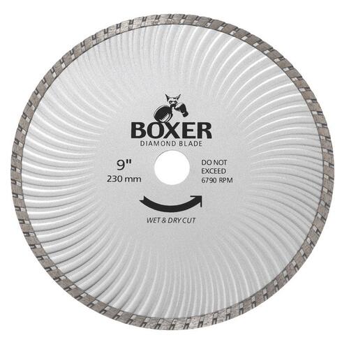 Austsaw 235mm (9") Diamond Blade Boxer Super Turbo Wave - 25/22.2mm Bore