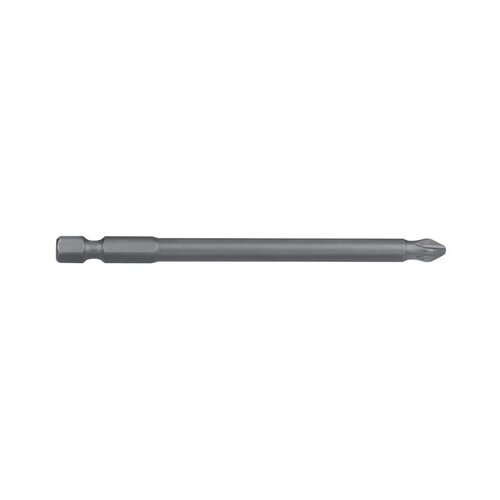 Alpha PH2 x 100mm Phillips Ribbed Power Bit - Handipack 10/Pack