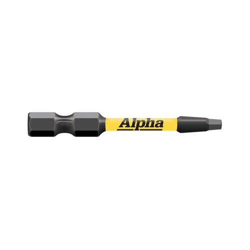 Alpha SQ1 x 50mm Square Thundermax Impact Power Bit Wrapped Pack of 5