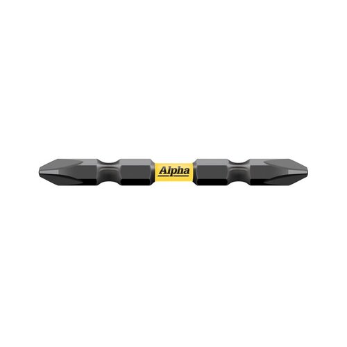 Alpha PH2 x 65mm Thundermax Impact Power Bit Double Ended-Wrapped - Pack of 5