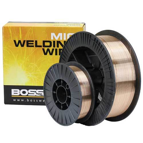Bossweld MIG Wire Silicon Bronze Copper Alloy x 0.8mm 5kg Spool 200138